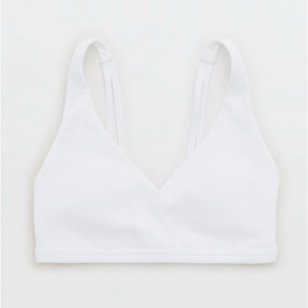 Aerie Ribbed Plunge Sports Bra